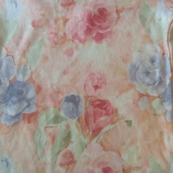 Vintage 90's 976 Clue Pink Floral Print Feather Boa Sweater NWT - Picture 6 of 7